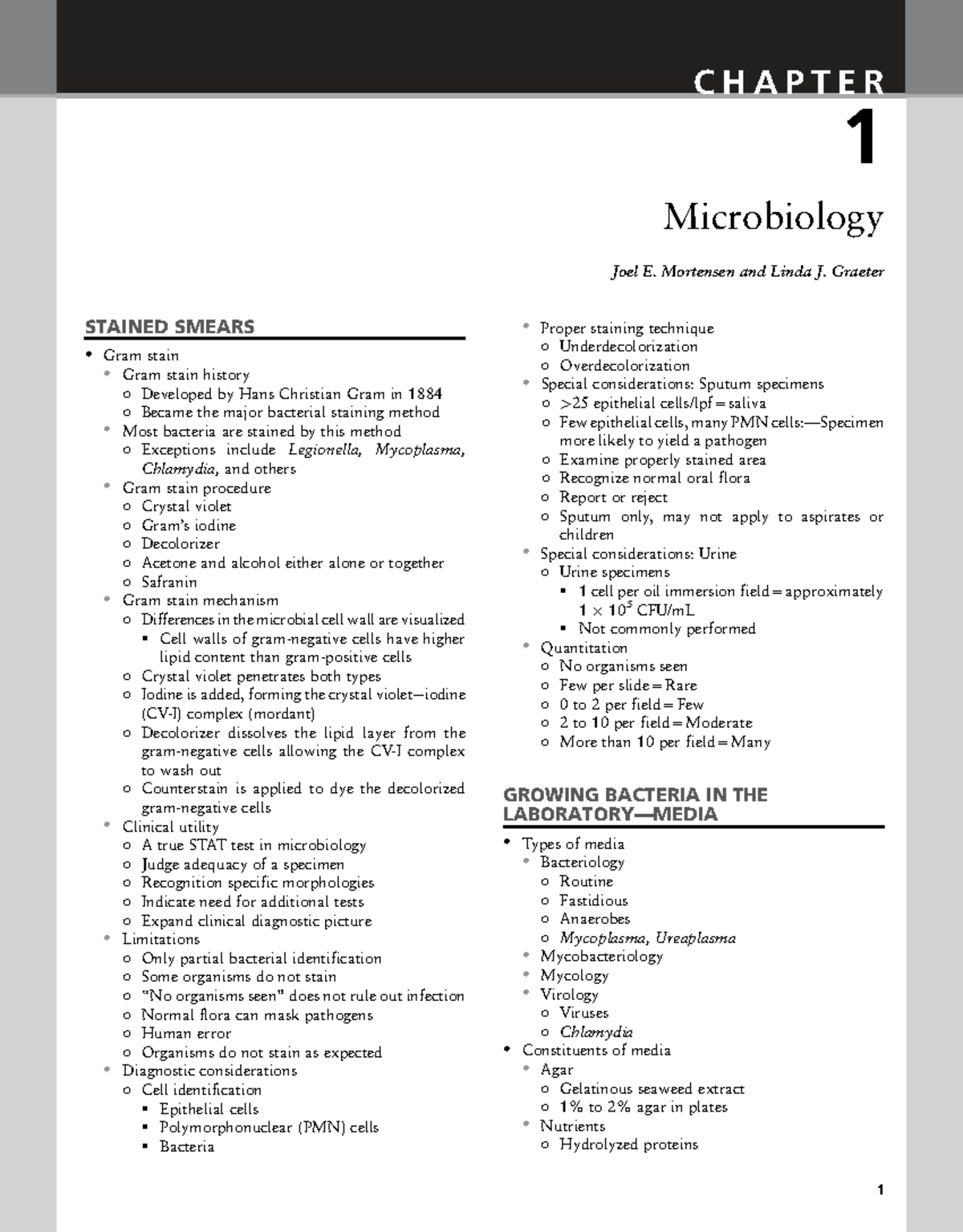 CHAPTER 1 Microbiology: Key Concepts and Review Questions - Studocu