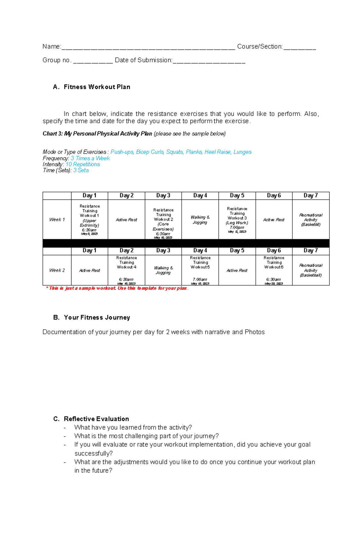 resistance-training-workout-plan-name