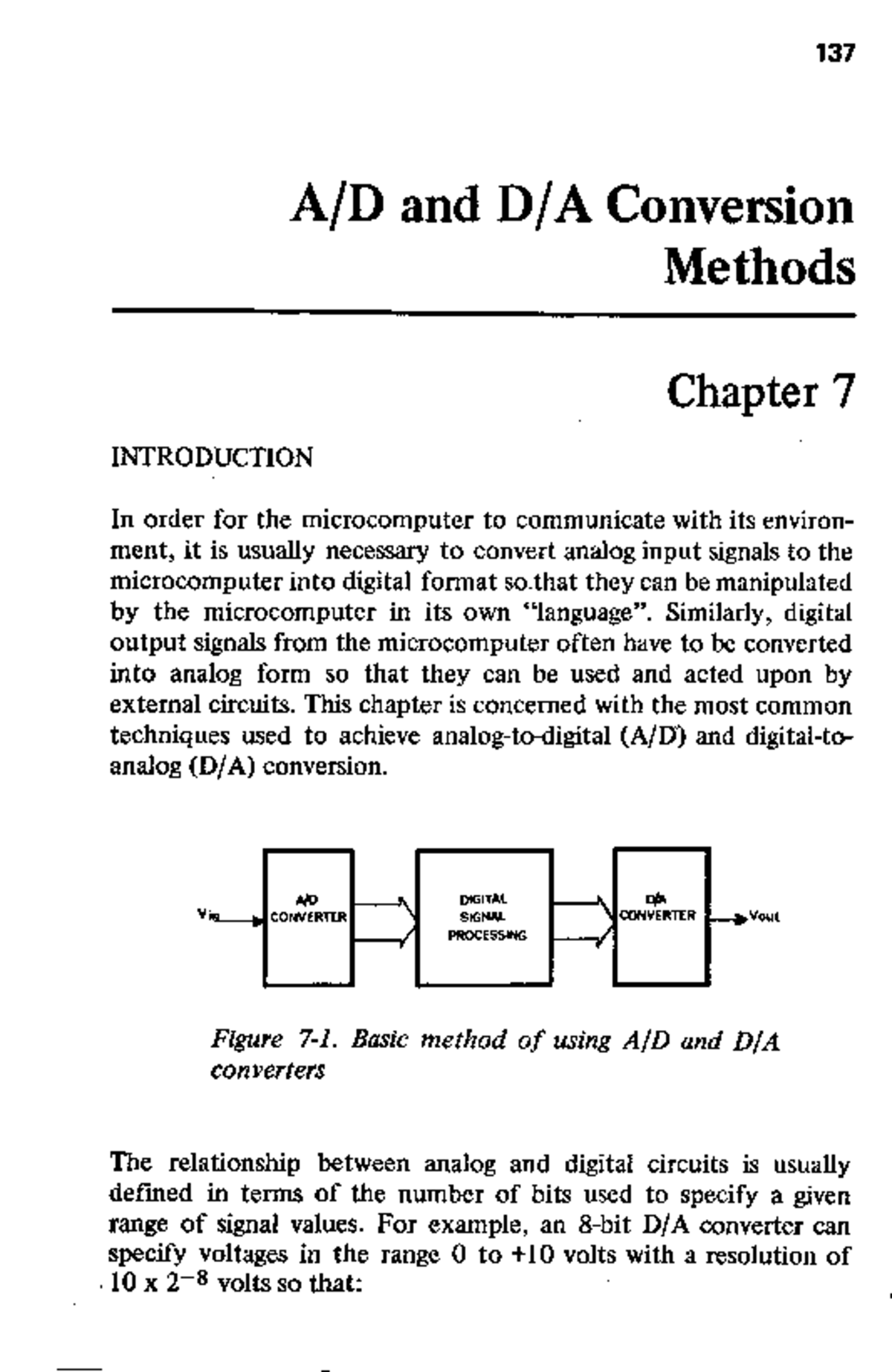 Chapter 7: Analog to Digital Conversion Methods in Microcomputers - Studocu