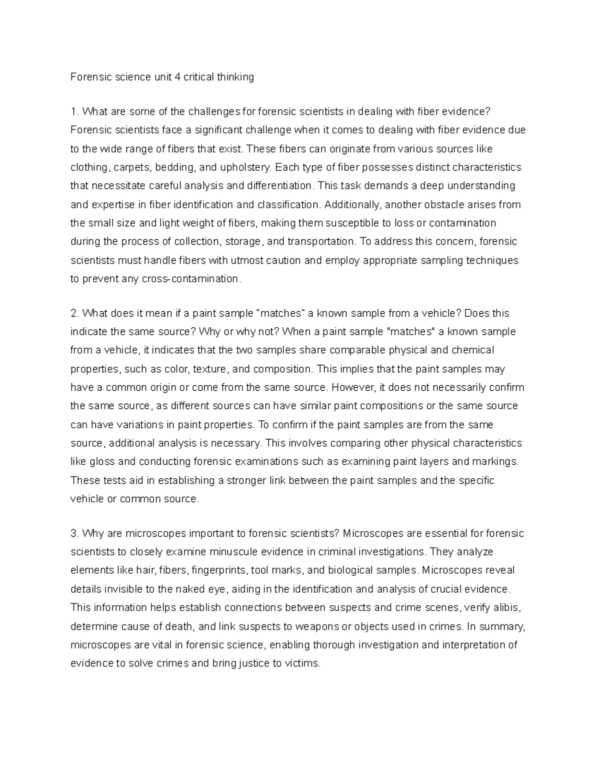 Untitled document-20 - forensic critical thinking - Forensic science ...