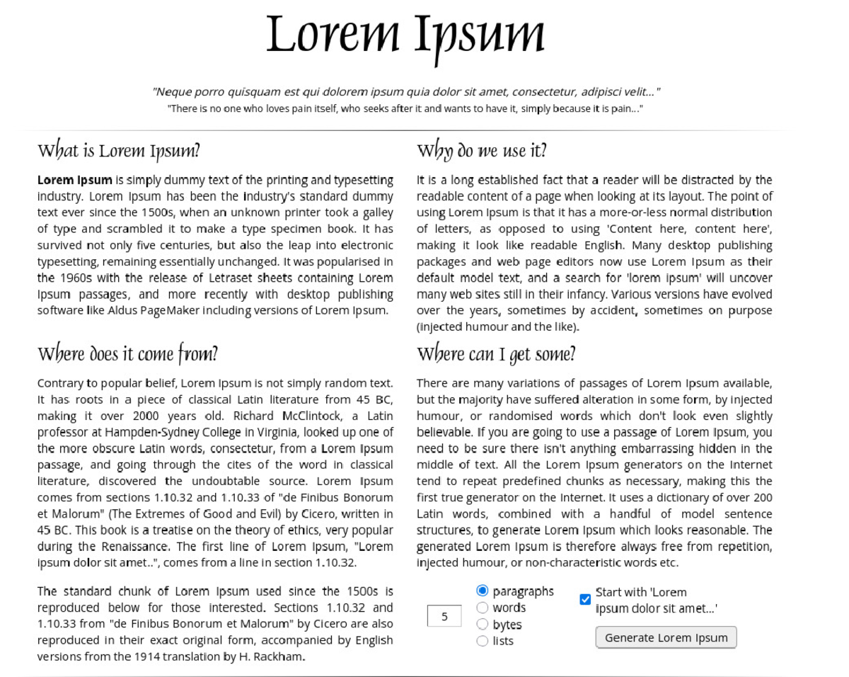 Examplo - Understanding Lorem Ipsum: Origins & Uses - Studocu