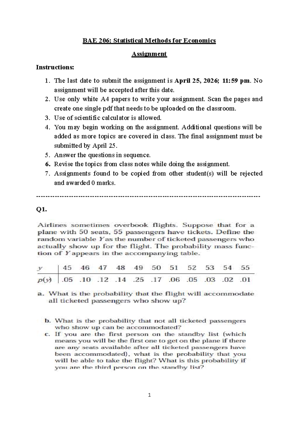 206: Statistical Methods Final Exam Review Notes - Studocu