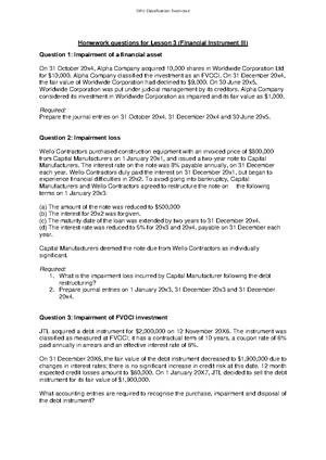 IFA Lesson 3 - WEEK 3 - INTERMEDIATE FINANCIAL ACCOUNTING ACCT ...