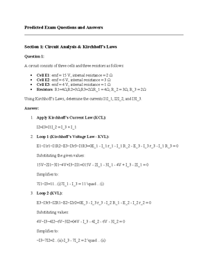 Physics 101: Circuit Analysis, Magnetic Fields, and Radioactivity ...