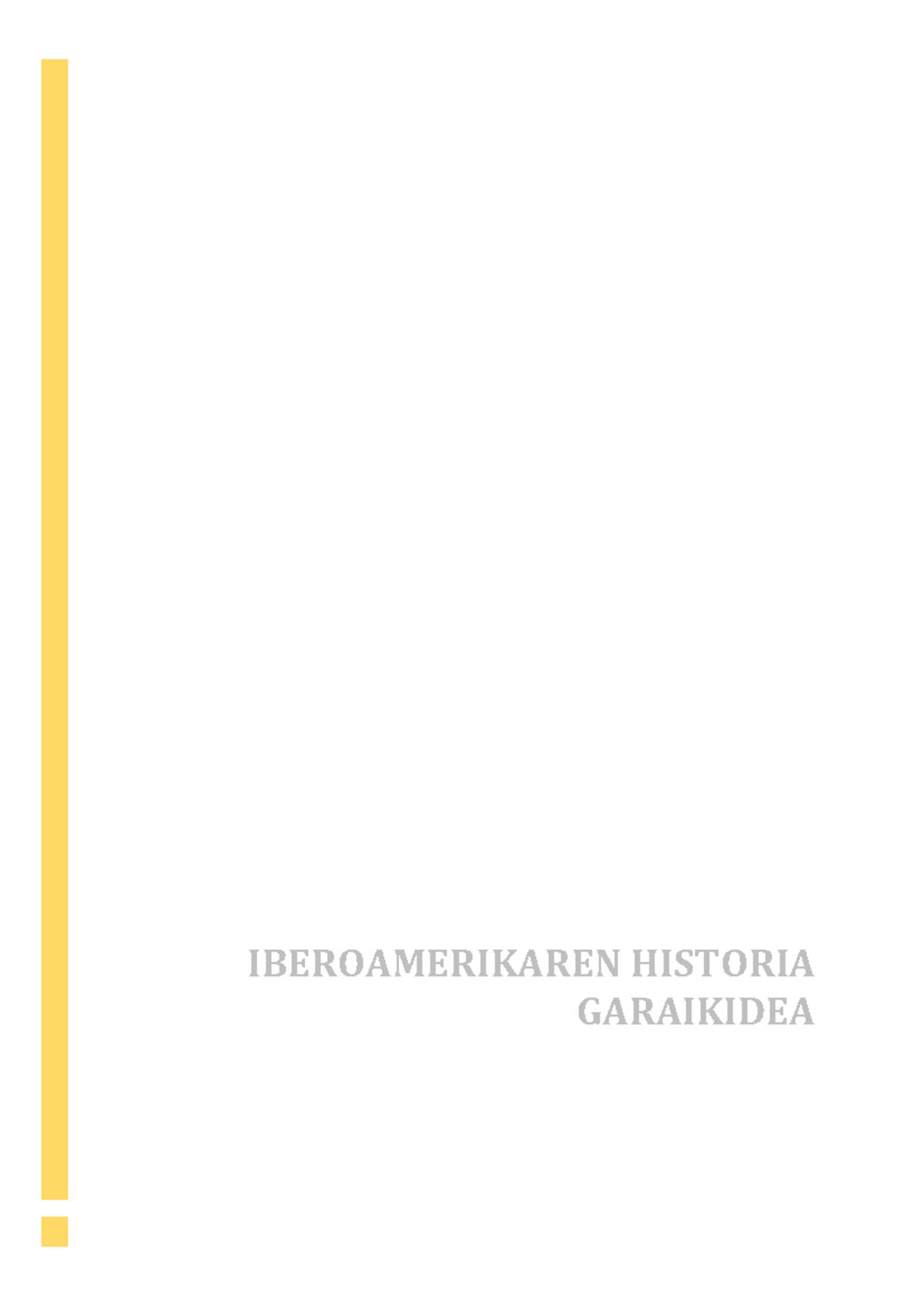 Iberoamerika apunteak - Document Preview