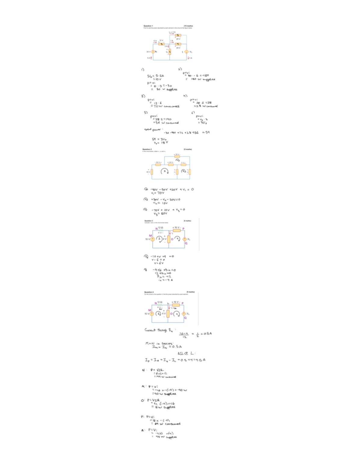 Prelab 3 question - ELEE2790U - Question 5 28 V 6A 12 V 1A 3 4 3A, 28 V ...