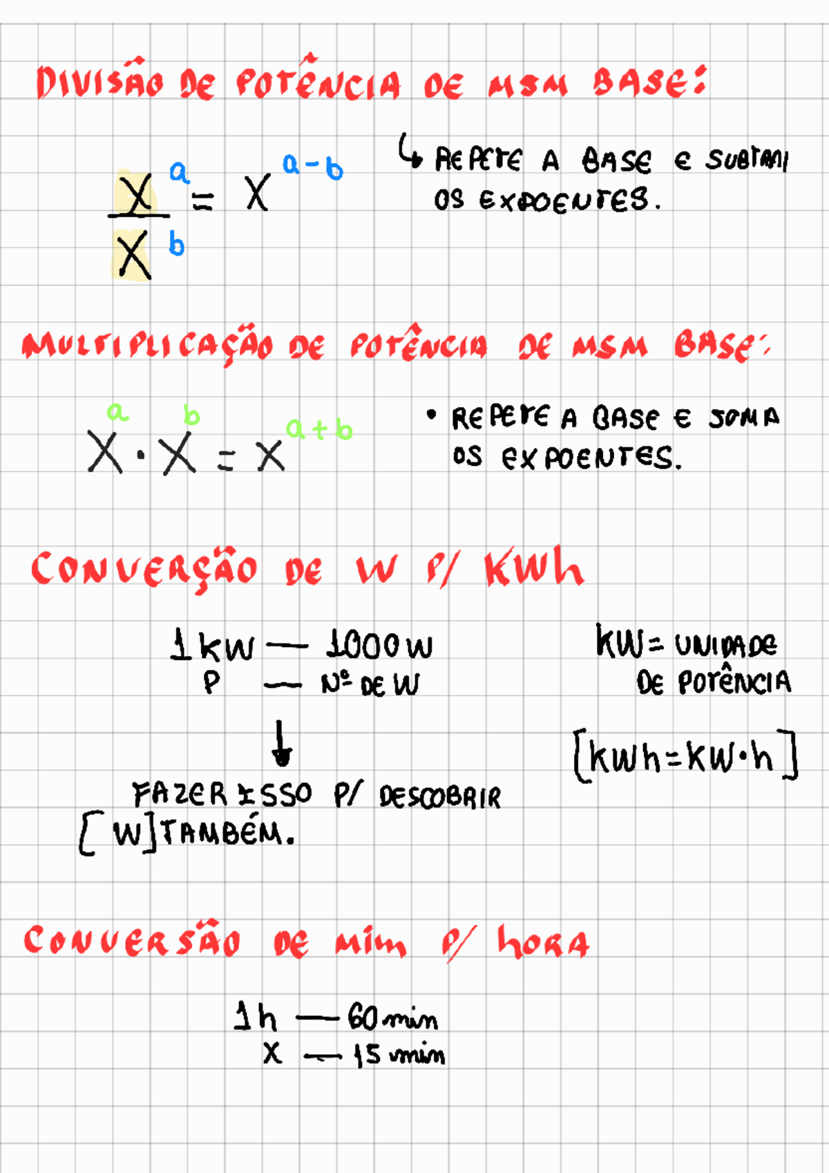 Fórmulas Matemáticas para Potência y Multiplicación - 250219 105023 ...