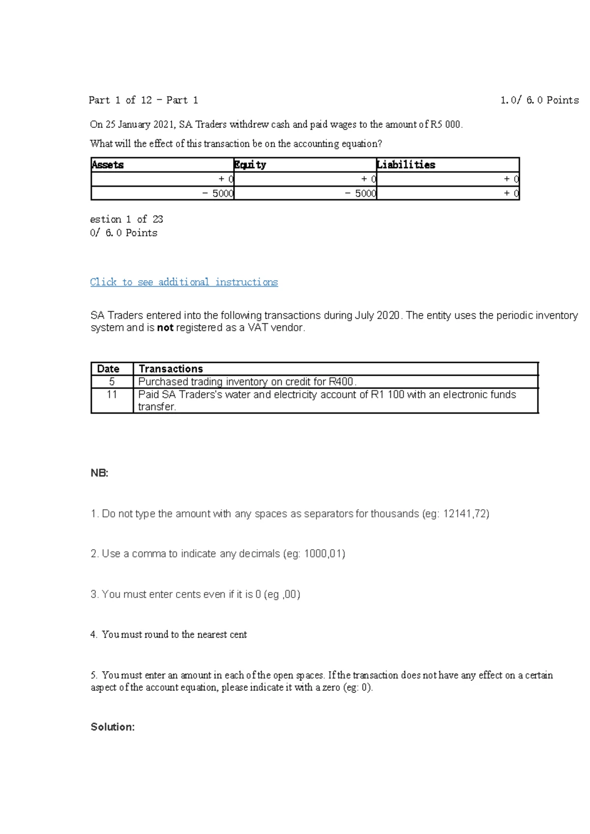 FAC1503 2021 Learning unit 4 Tutorial - FINANCIAL ACCOUNTING PRINCIPLES ...