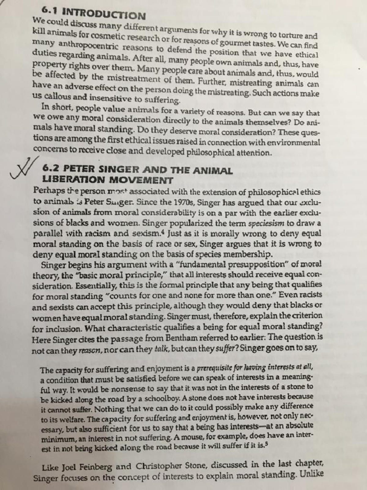 Animal Rights: Ethical Considerations and Philosophical Arguments - Studocu