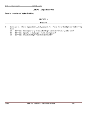 Tutorial 11 Digital Security - question - CT006-3-1 Computing and IT at ...