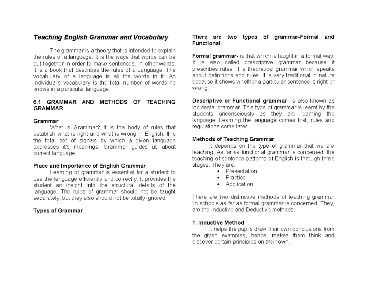 Comprehensive Overview of Lesson Plan Components - Studocu