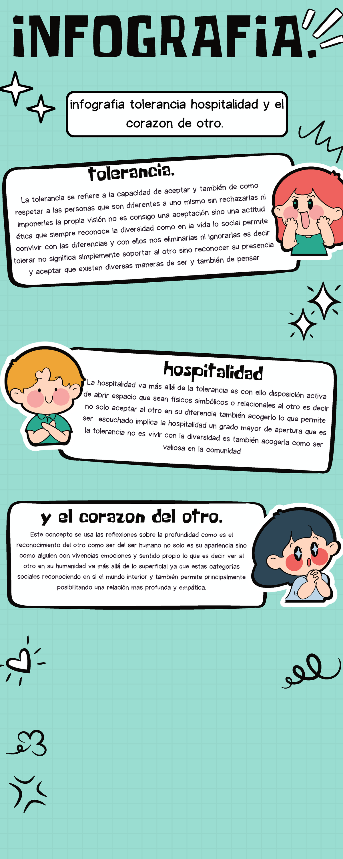 Infografía: Tolerancia y Hospitalidad en la Educación Infantil - Studocu