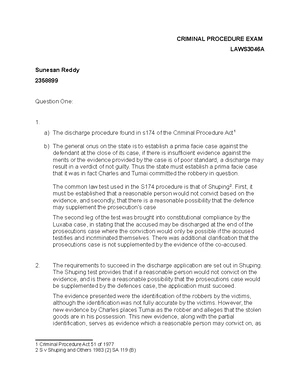 Indictments & Charge Sheets: Criminal Procedure in South Africa ...