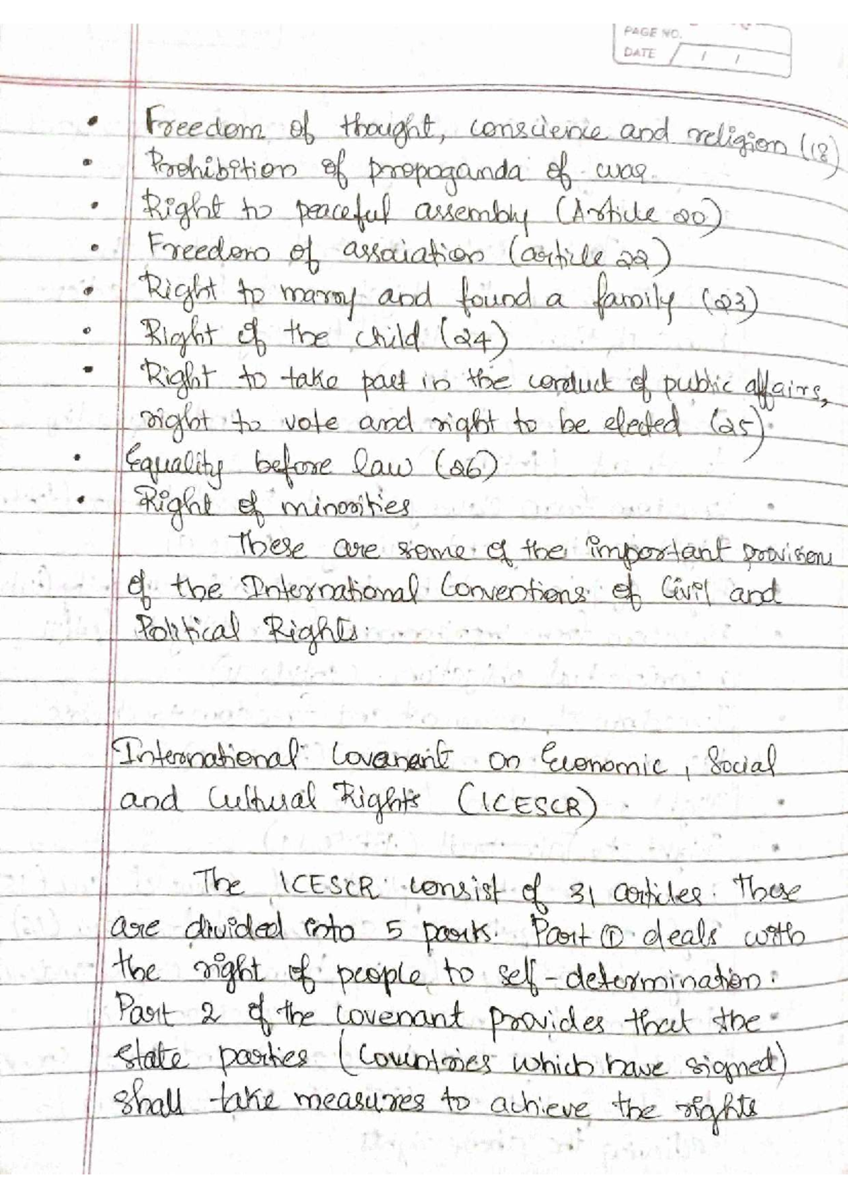 Module 2: Politics Notes on International Human Rights (BA) - Studocu