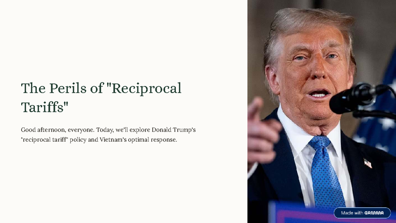 The Perils of Reciprocal Tariffs: Analyzing U.S. Trade Policy Impact ...