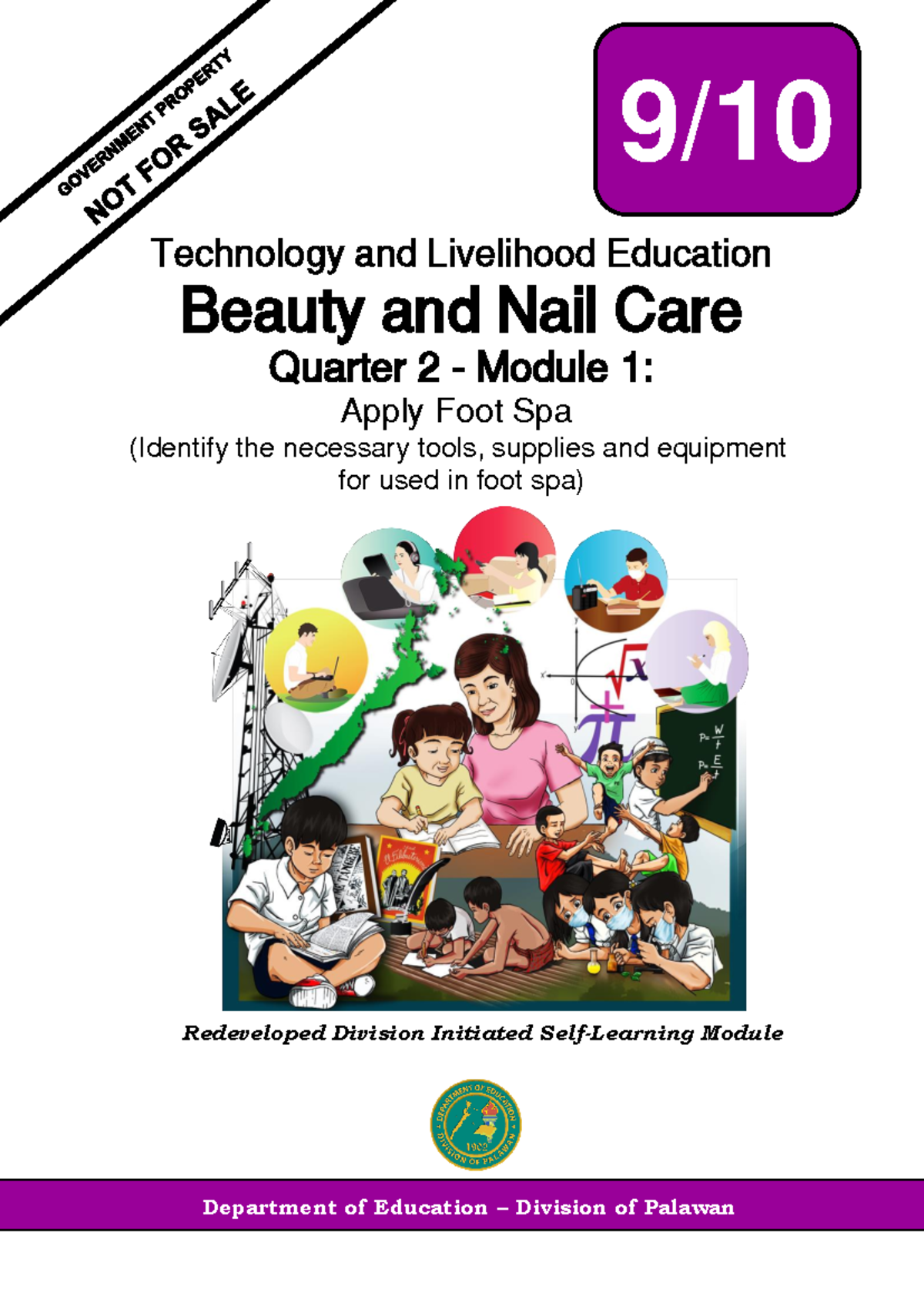 TLE 9-10 Beauty and Nail Care Module 1: Foot Spa Application - Studocu