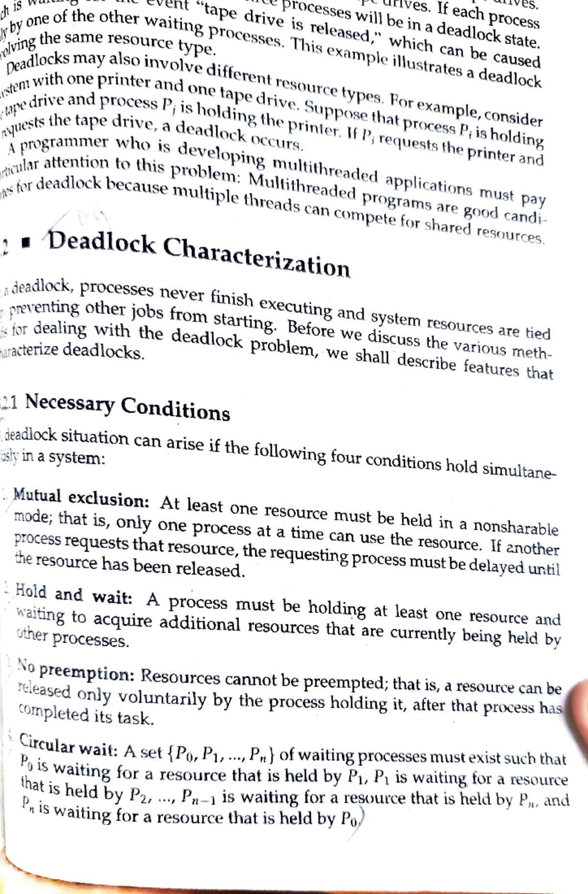Deadlock Analysis and Prevention in IS - Resource Management Concepts ...