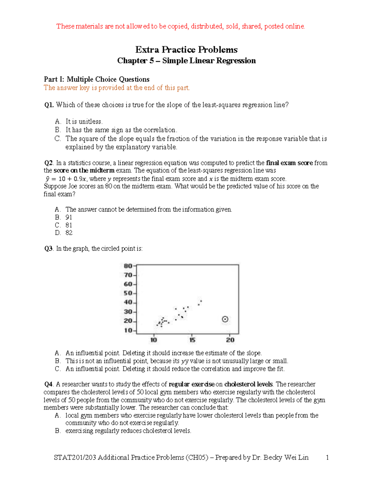 Chapter 05 Extra Practice Problems & Answers (STAT 101) - Studocu
