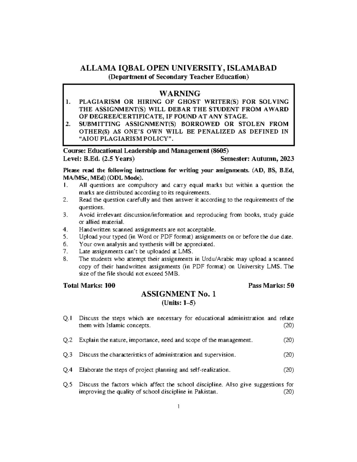 8605-2 Aiman - Assignment 02: Budgeting & Learning Resource Management ...