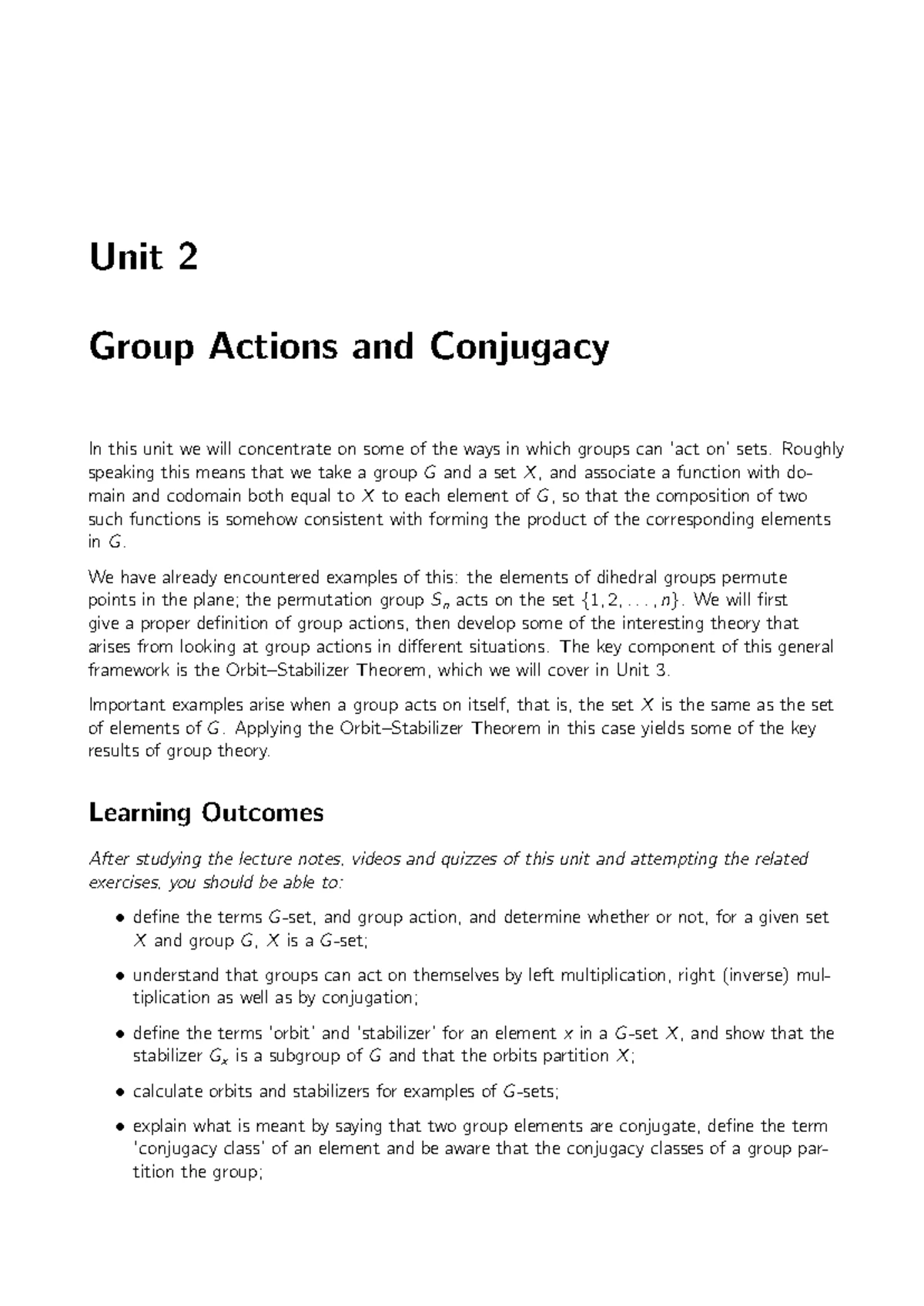 AA2 Notes - Unit 4: Exploring Quotient Groups in Abstract Algebra - Studocu
