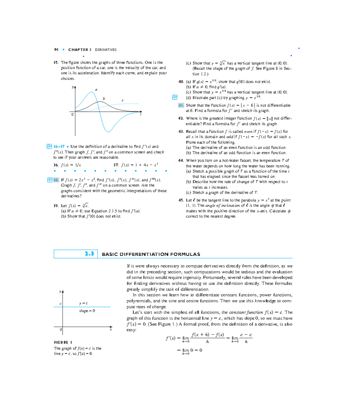 Math 101 - Lecture Notes: Understanding Derivatives and Functions - Studocu