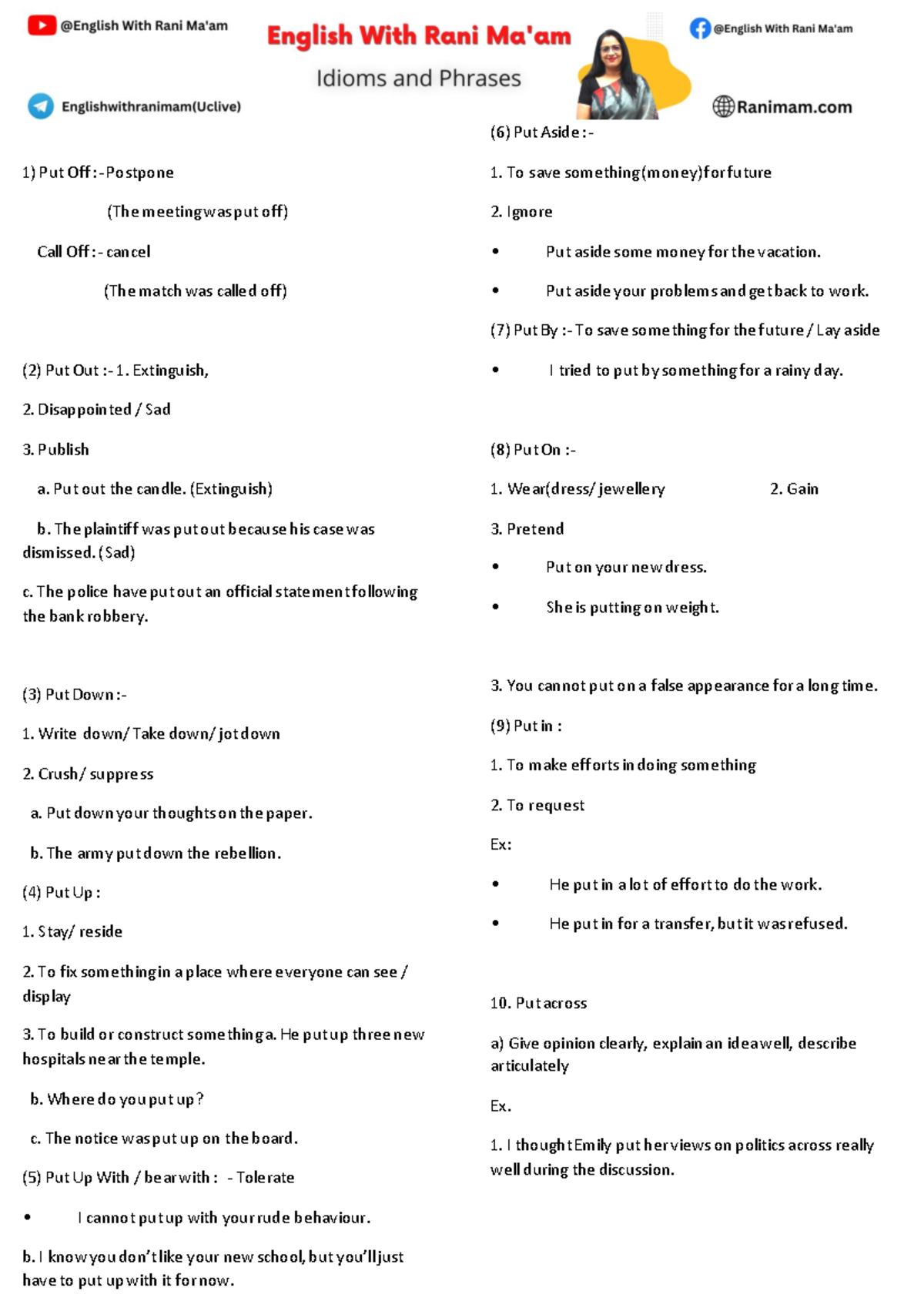 Phrasal Verbs: Understanding 