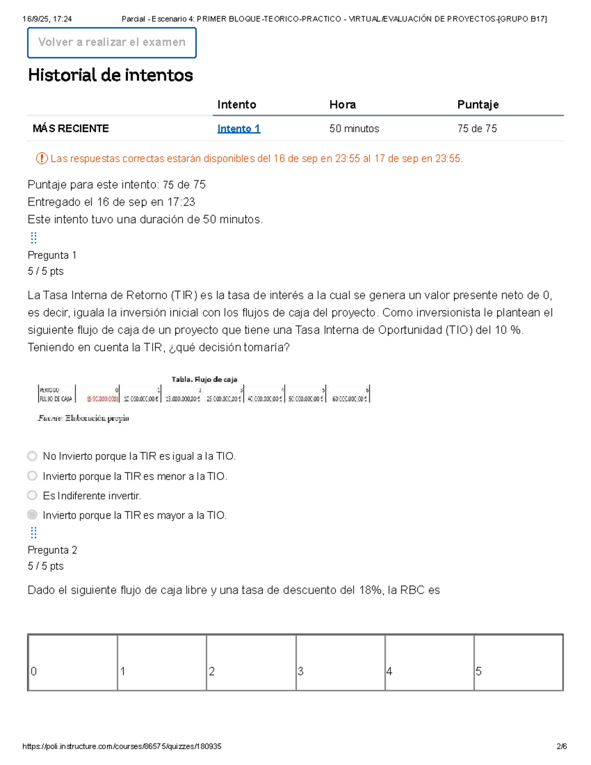 Parcial 17:24 Escenario 4: Examen de Finanzas - Semana 4 - Studocu