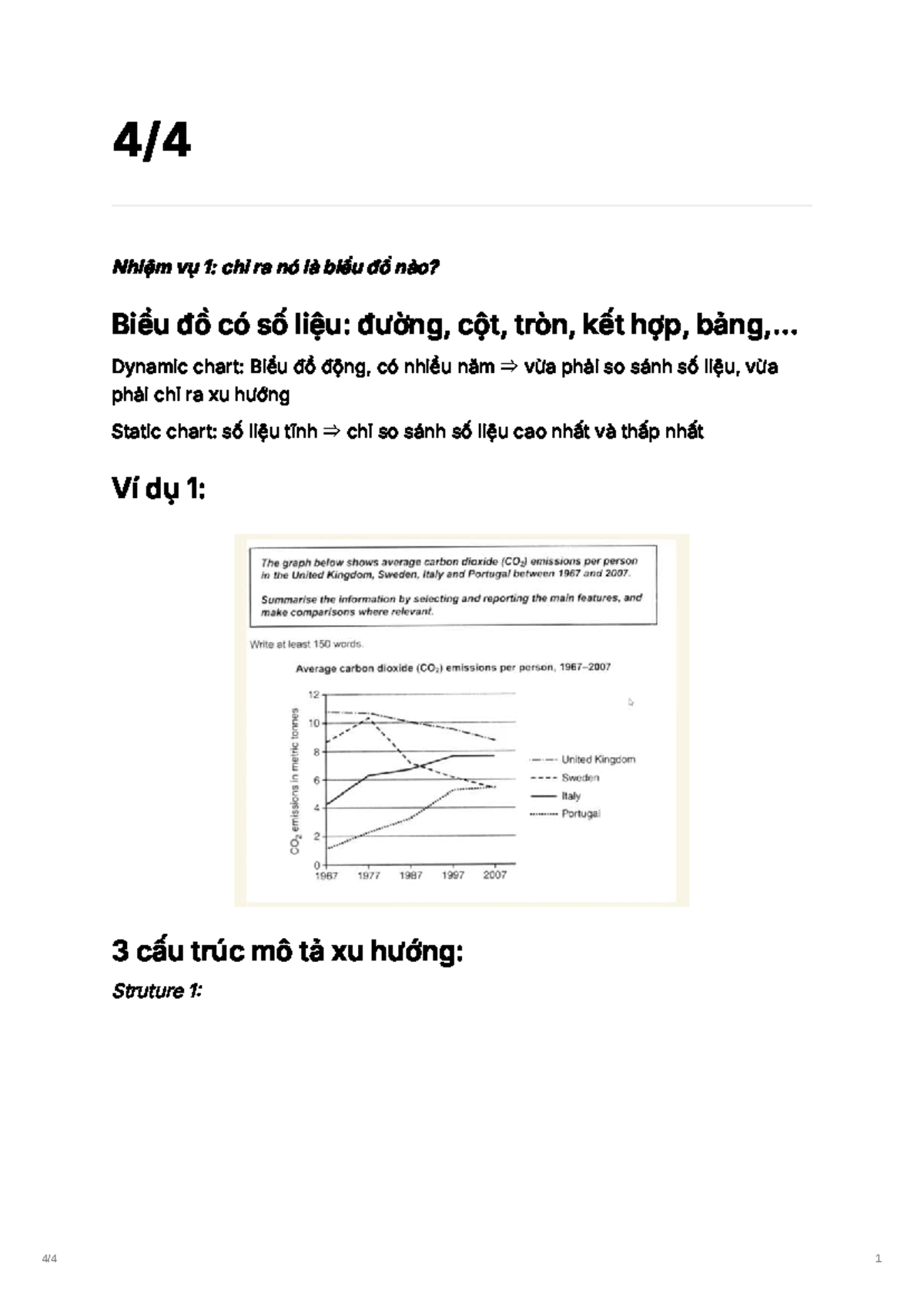 Wri Task 1: Phân Tích Biểu Đồ và Xu Hướng Số Liệu - abcxyz - Studocu