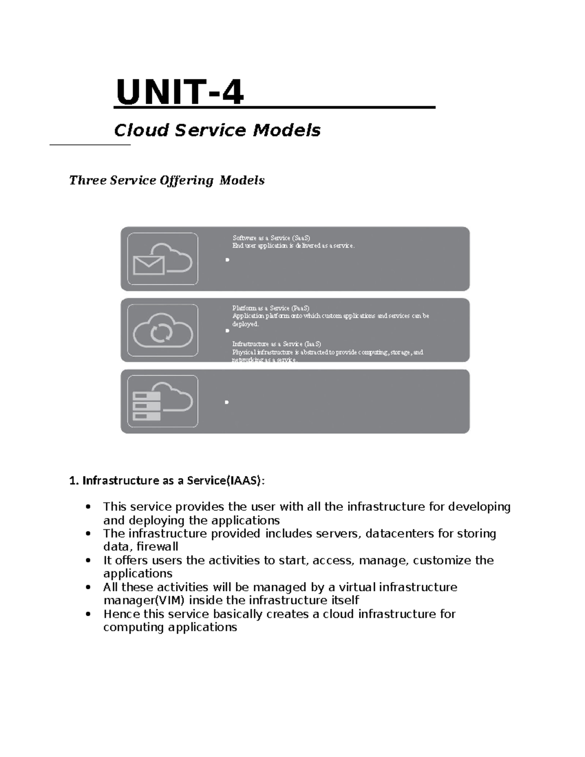Cloud UNIT-4 - Nice - Software as a Service (SaaS) End user application ...