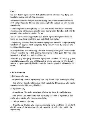 [Solved] Trnh by tm tt lch s hnh thnh v pht trin th trng chng khon ...