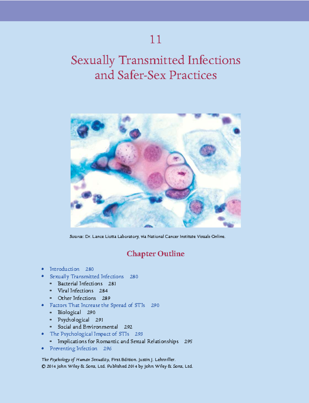 Sexually Transmitted Infections and Safer Sex Practices: A ...