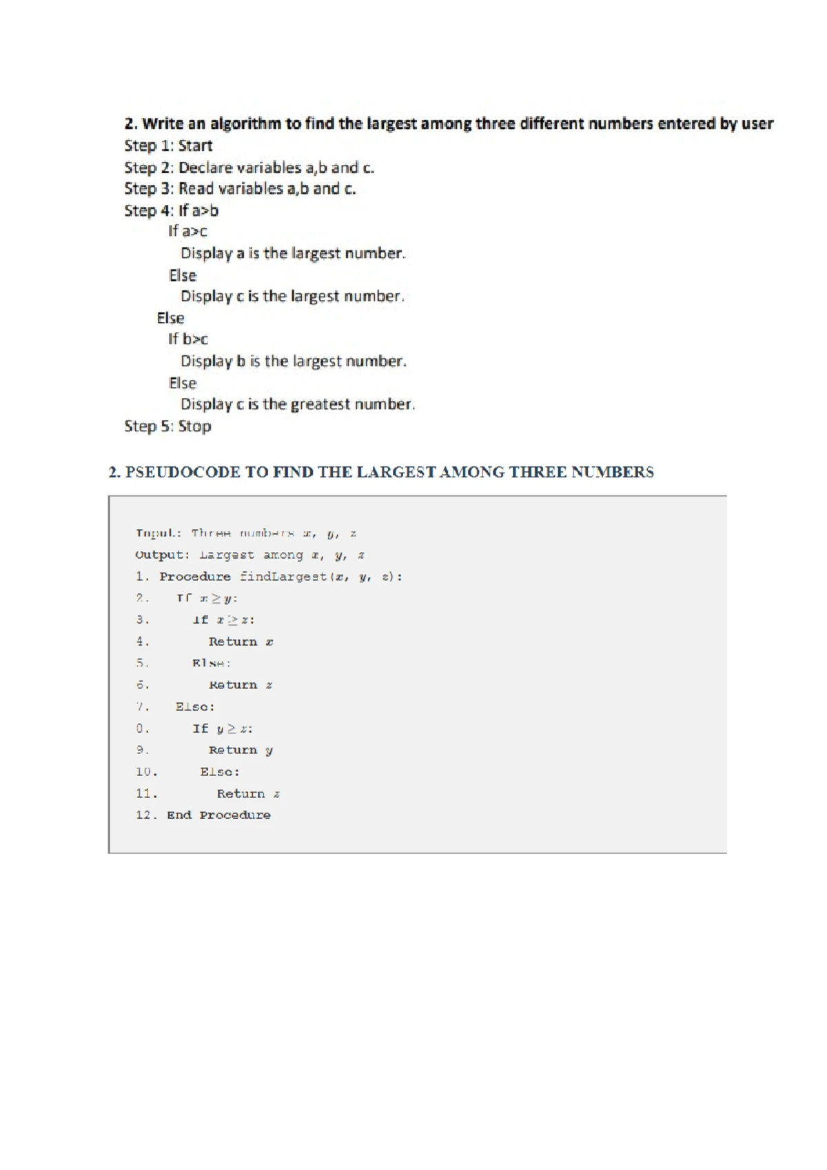 DS - Unit I: Introduction to Algorithms and Their Design Principles ...