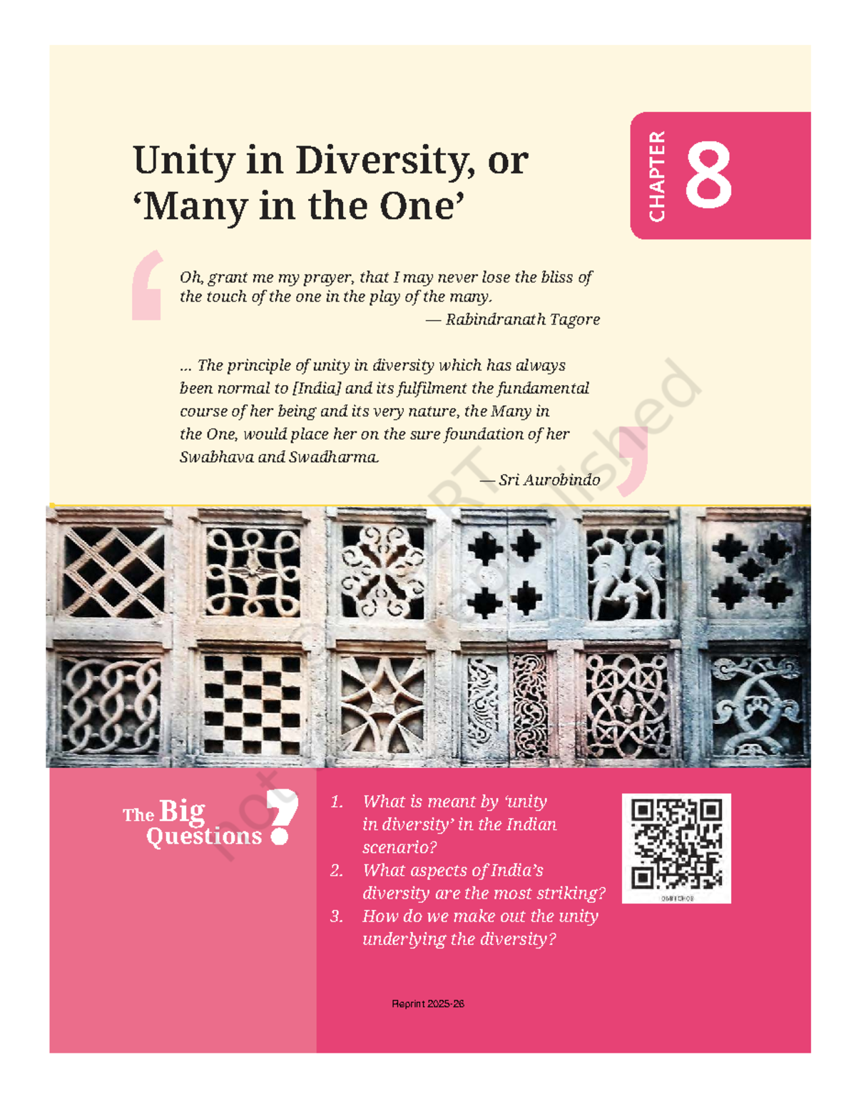 CHAPTER 8: Unity in Diversity - Exploring India's Rich Cultural ...