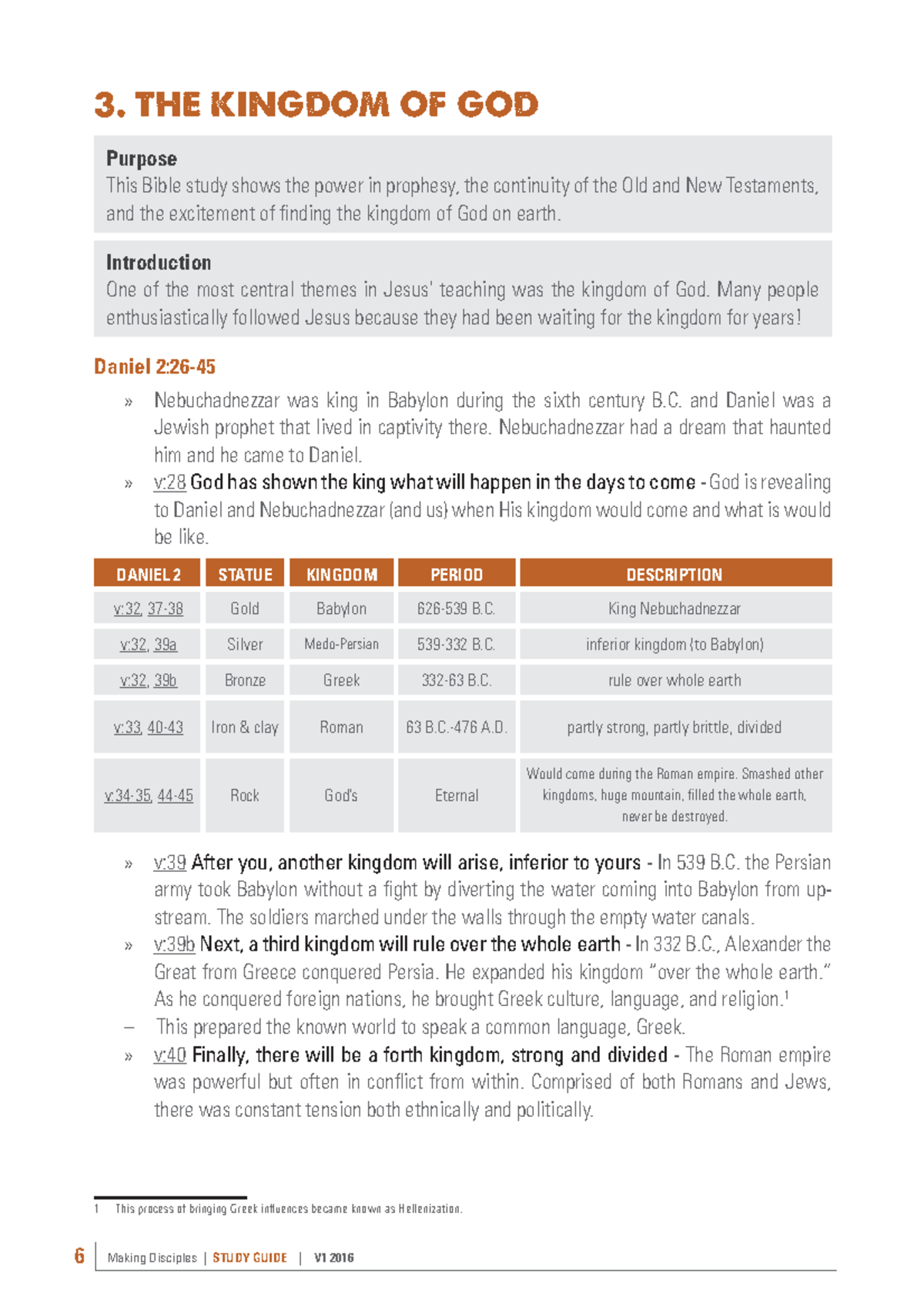 Making Disciples: The Kingdom of God Study Guide (3) - Studocu