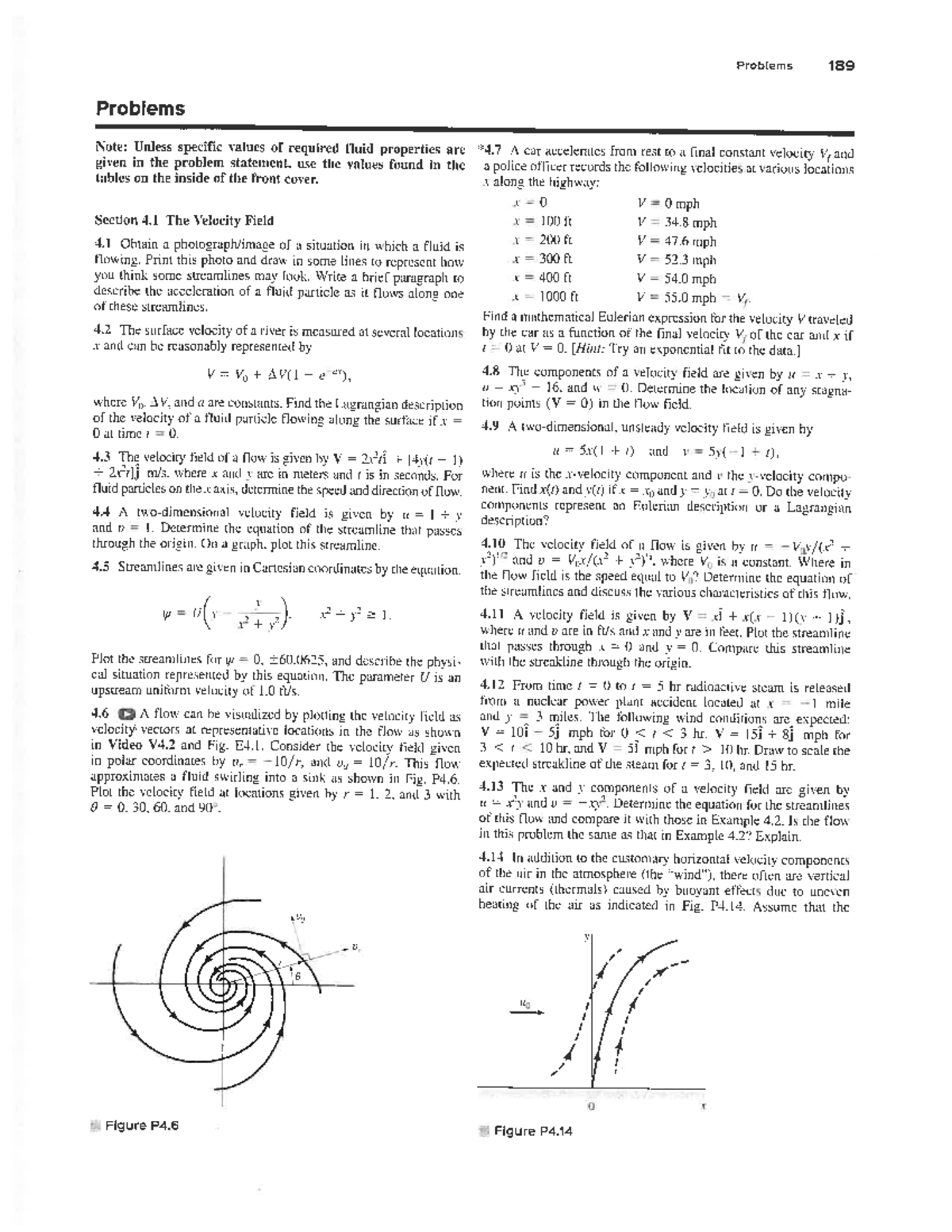 Fluid Dynamics Problems and Solutions (FFM 1) - Pages 189-196 - Studocu