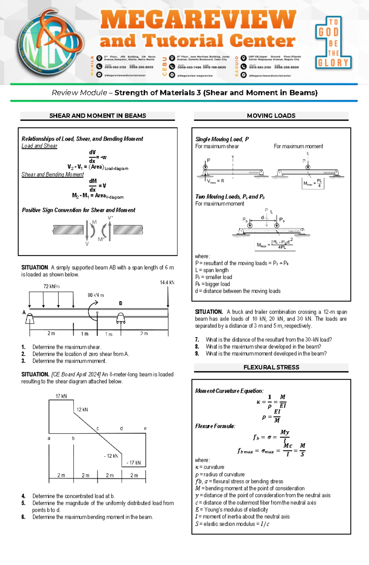 Review Module 20 - Strength of Materials 3 - Review Module – Strength ...