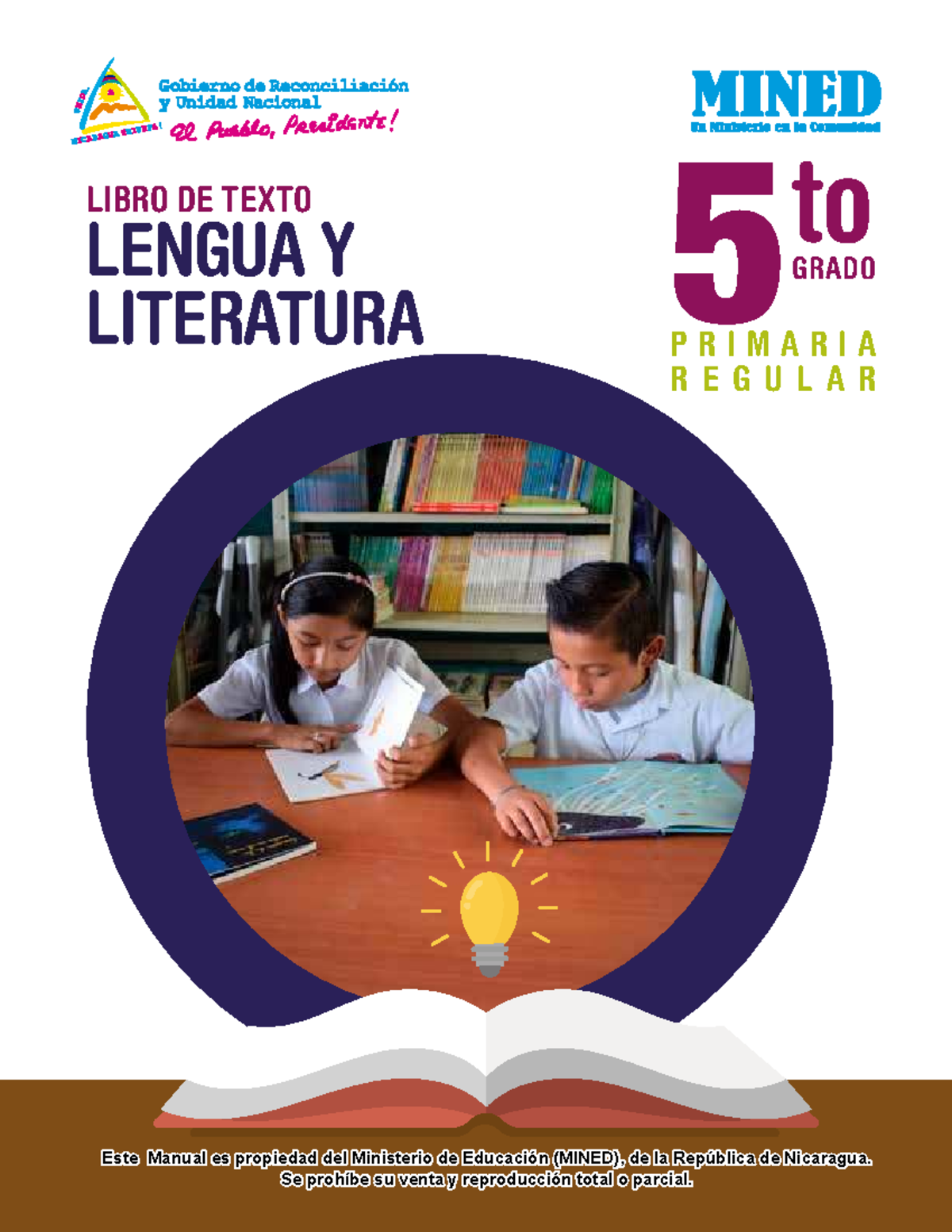 Libro de Texto Lengua y Literatura 5to Grado - MINED - Studocu