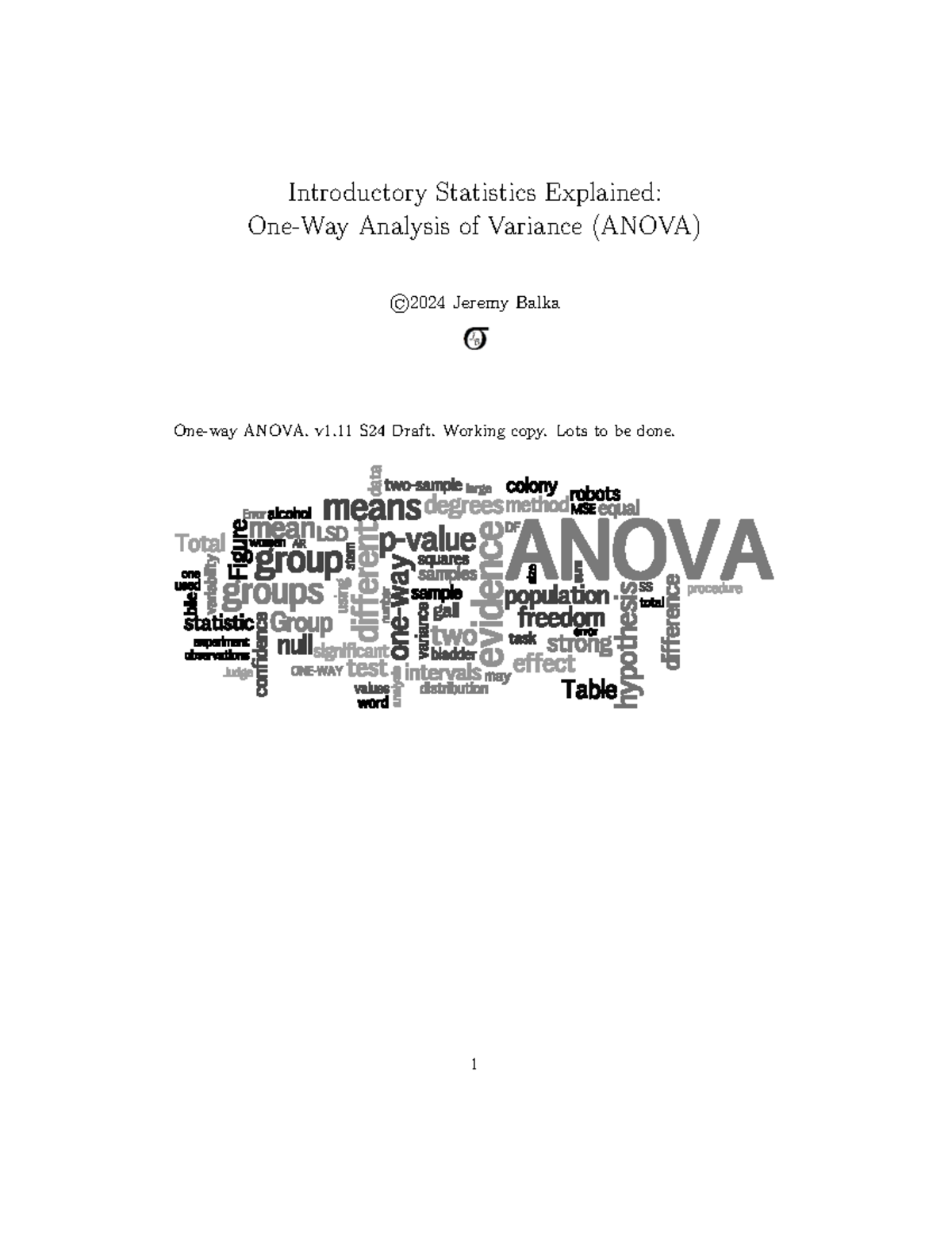 Introductory Statistics: ANOVA Analysis and Applications (Jb ISE) - Studocu