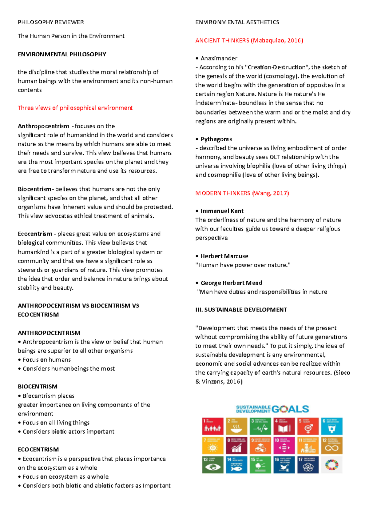 Philosophy- Reviewer- Finals - PHILOSOPHY REVIEWER The Human Person in ...