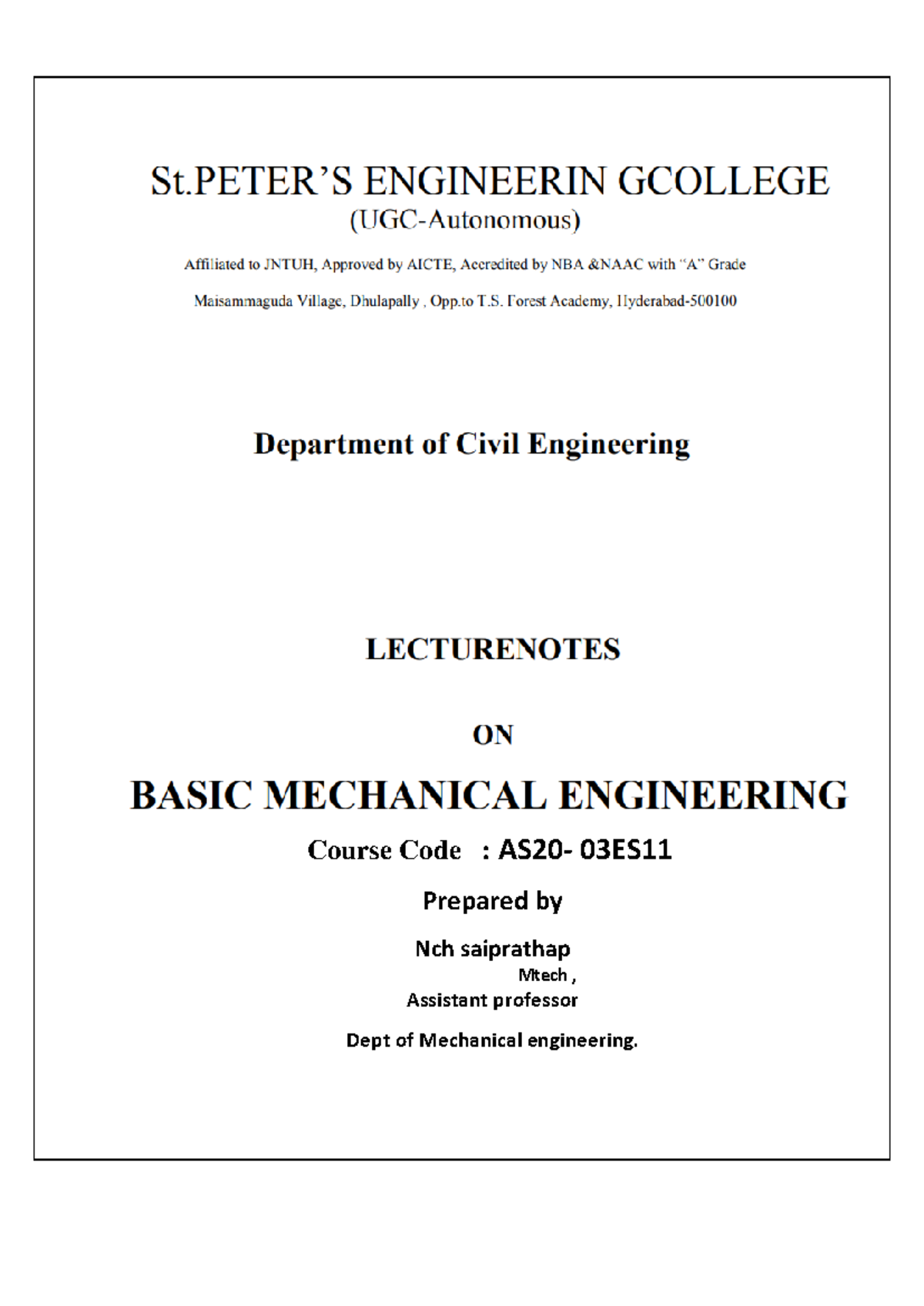 New Microsoft Word Document - Computer Science And Engineering - Course ...