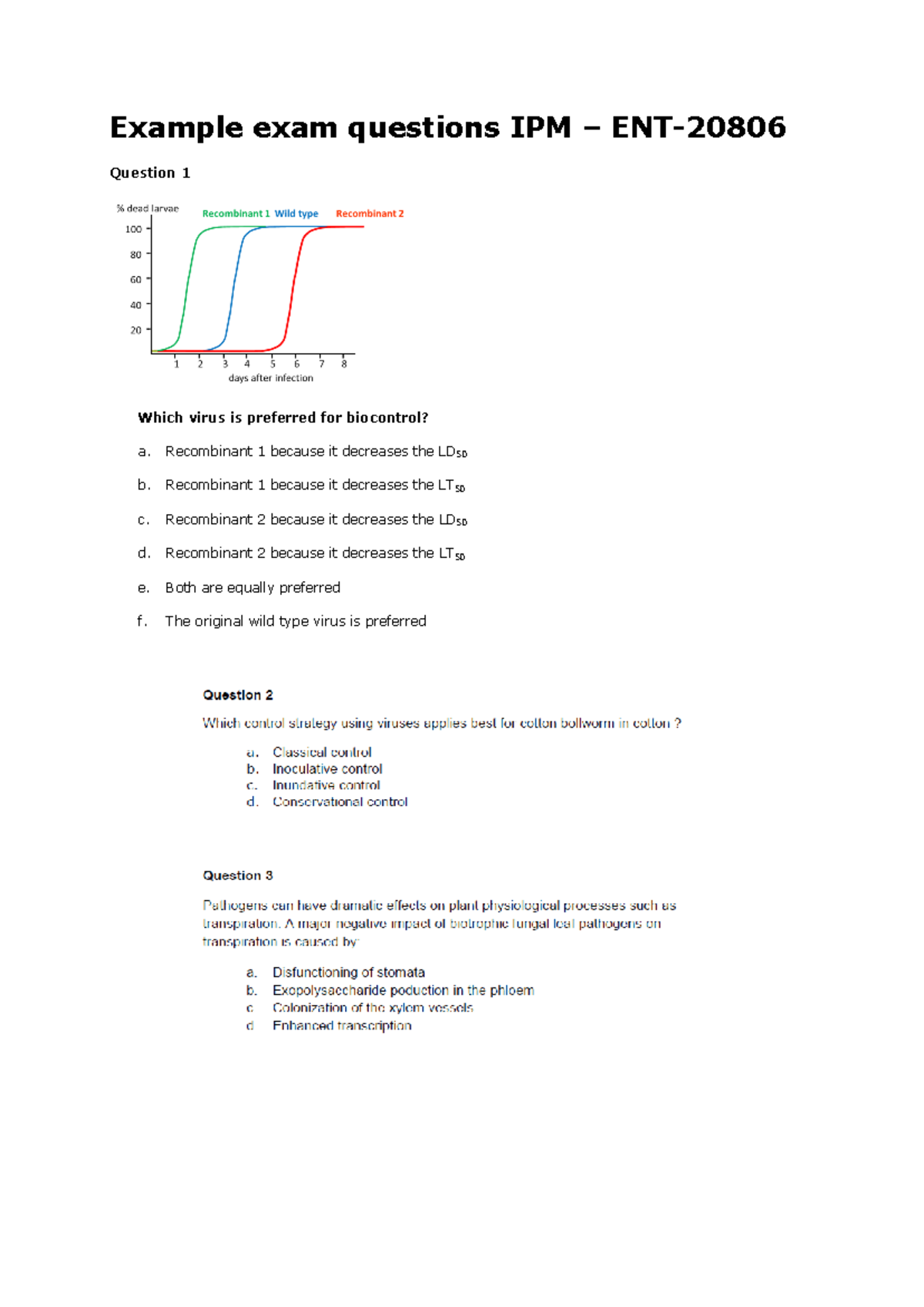 IPM Exam Questions Review – ENT-20806 Proef/Oefen Tentamen 2017 ...