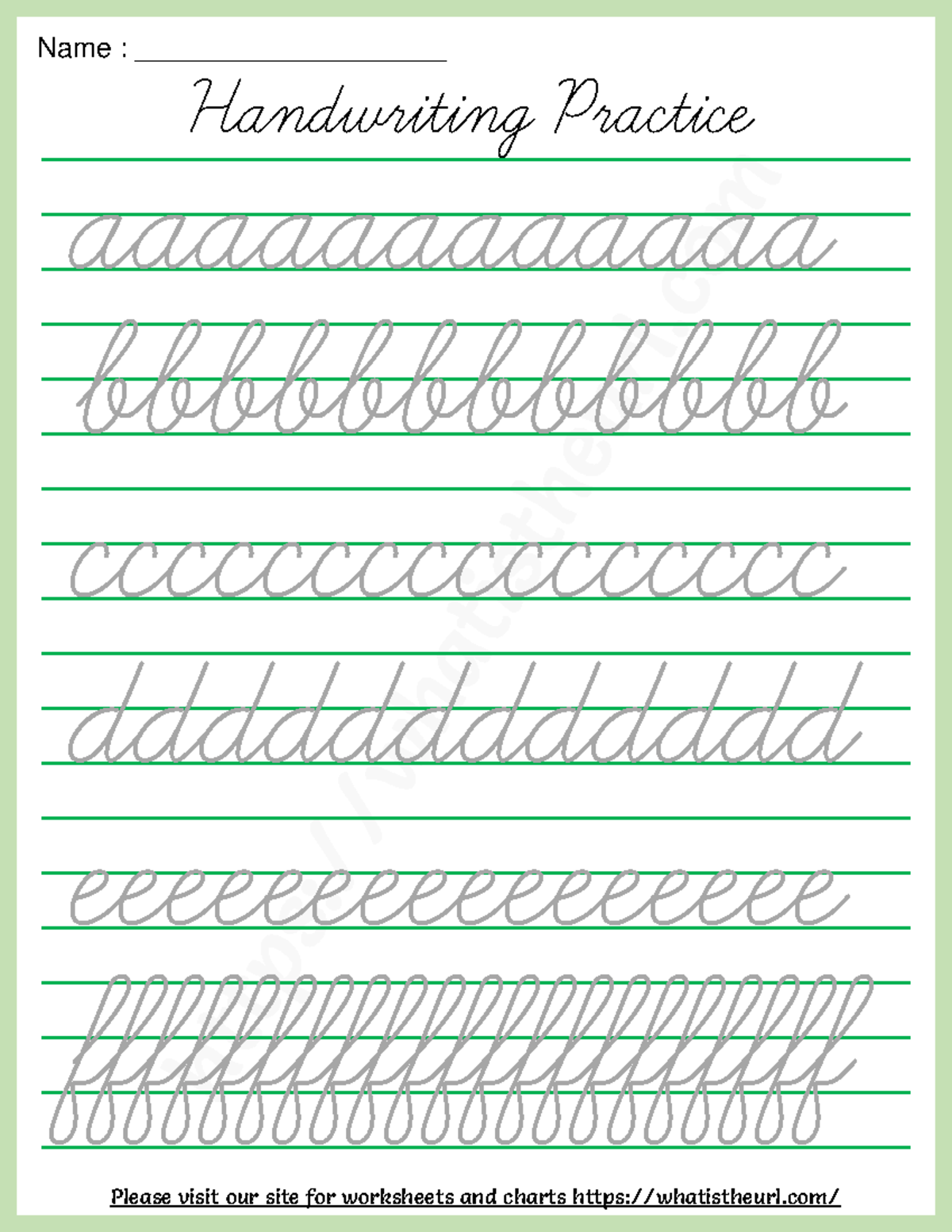 Cursive-handwriting-practice - Handwriting Practice aaaaaaaaaaaa ...