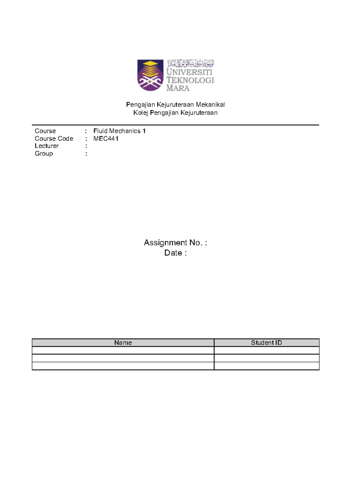 Fluid Mechanics II (MEC442) Group Assignment 1 – DRS Impact Analysis ...