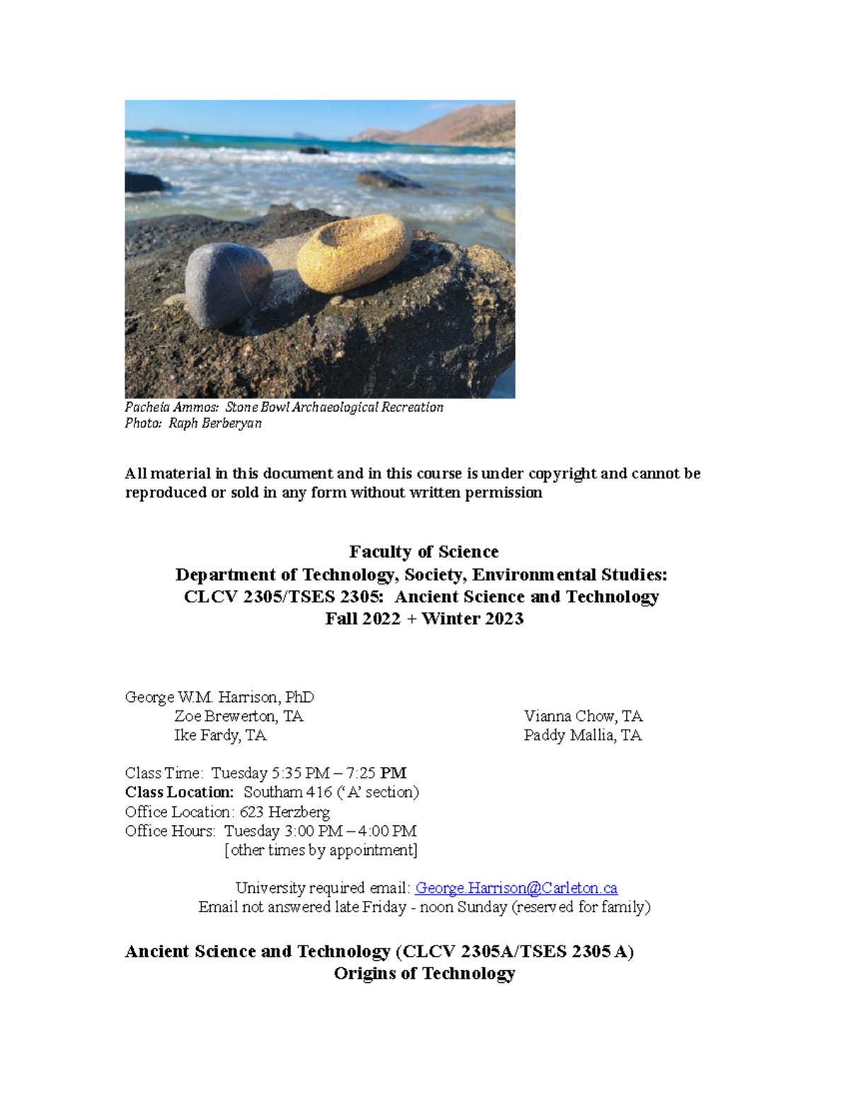 CLCV 2305/TSES 2305 Lecture Notes on Pyrotechnology & Ceramics - Studocu