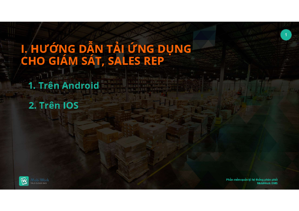 Hướng Dẫn Tải Ứng Dụng DMS Trên Android & IOS - Hướng dẫn - Studocu