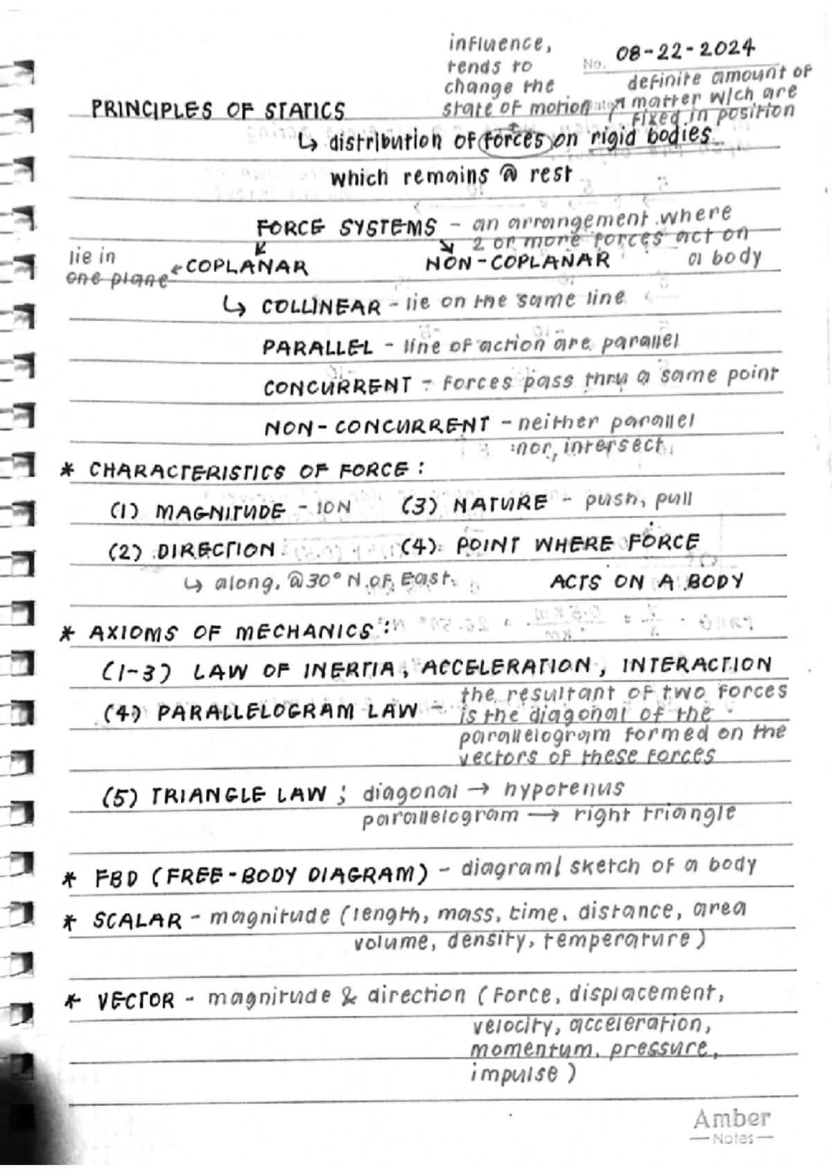 ENG 101: Statics Engineering Mechanics 1 - Principles of Forces and ...