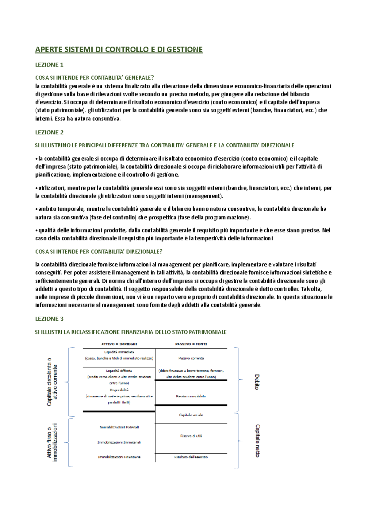 Aperte Sistemi DI Controllo E DI Gestione - APERTE SISTEMI DI CONTROLLO ...