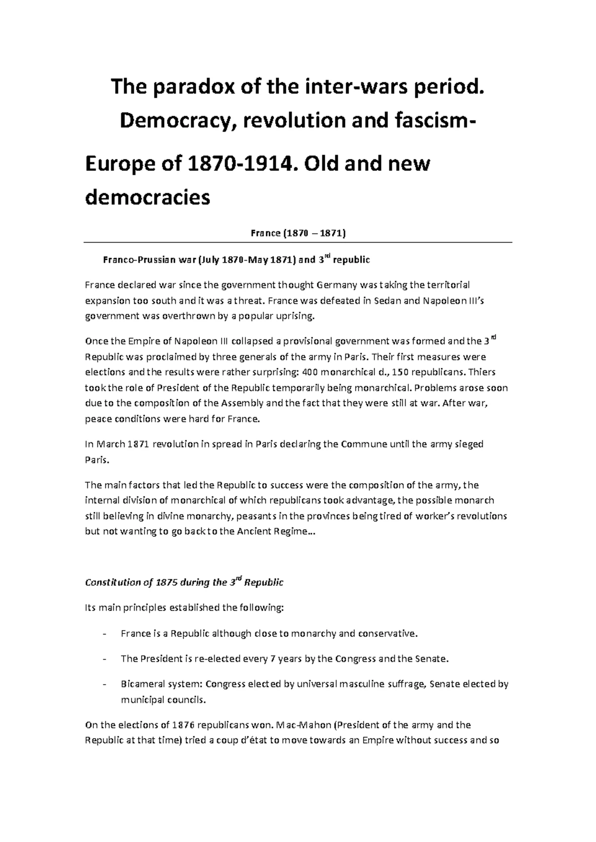 Comprehensive Overview of the Weimar Republic (1919-1933): Key Dynamics ...