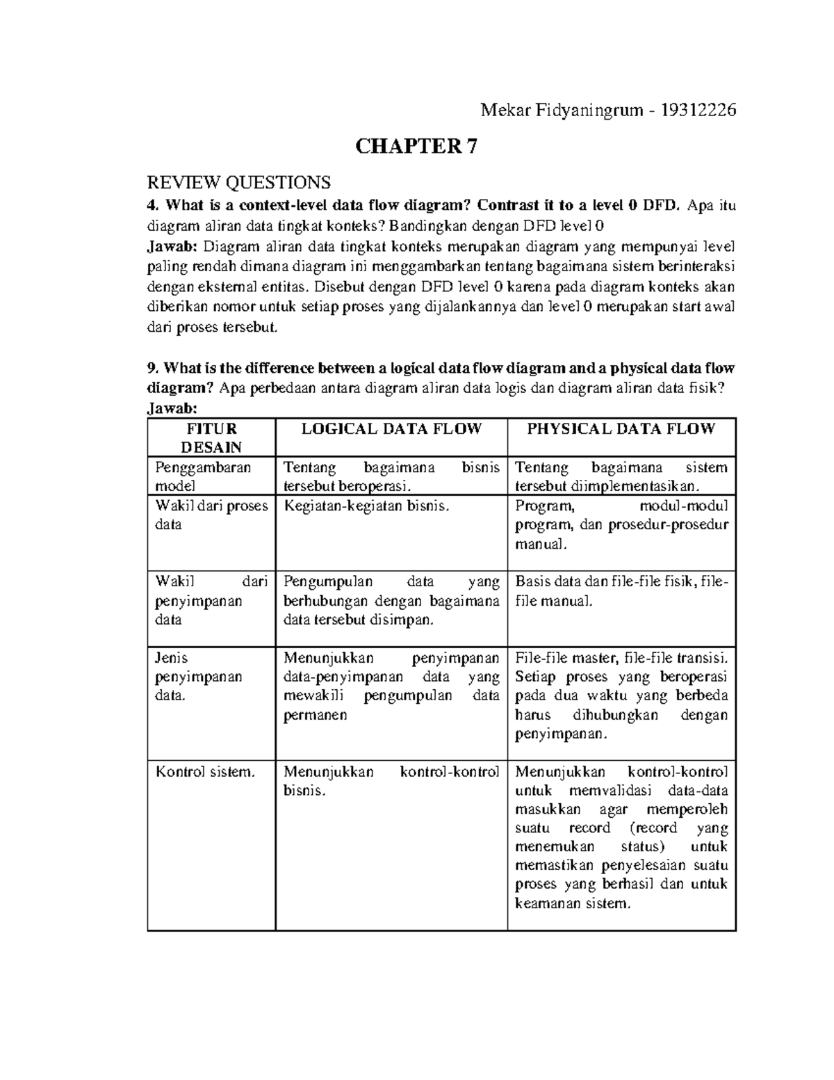 ADS Chapter 7 & 8 Review Questions and Problem Solutions (19312226 ...