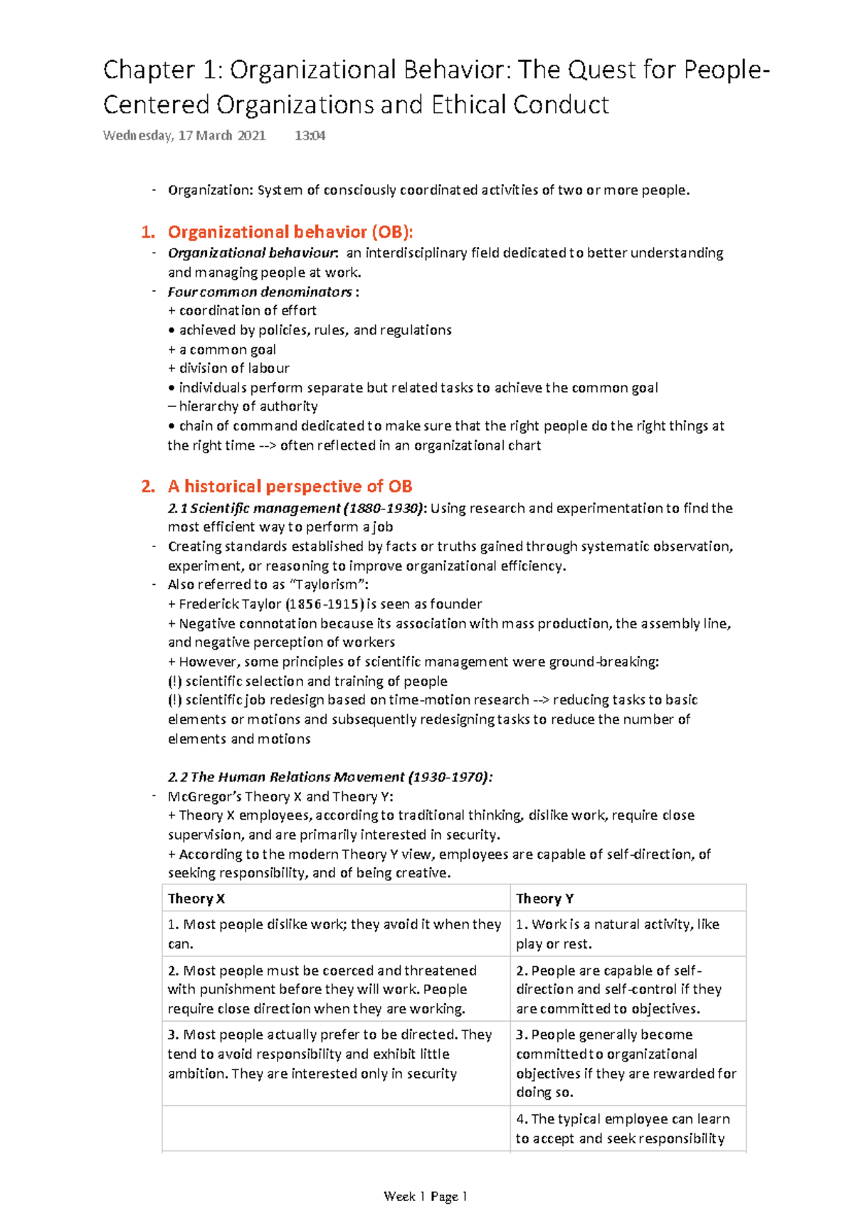 Organizational Behavior (OB) Summary: Key Insights & Theories Explained ...